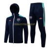 Arsenal Hooded Trainingsjacke 2022-23 Blaue Für Herren